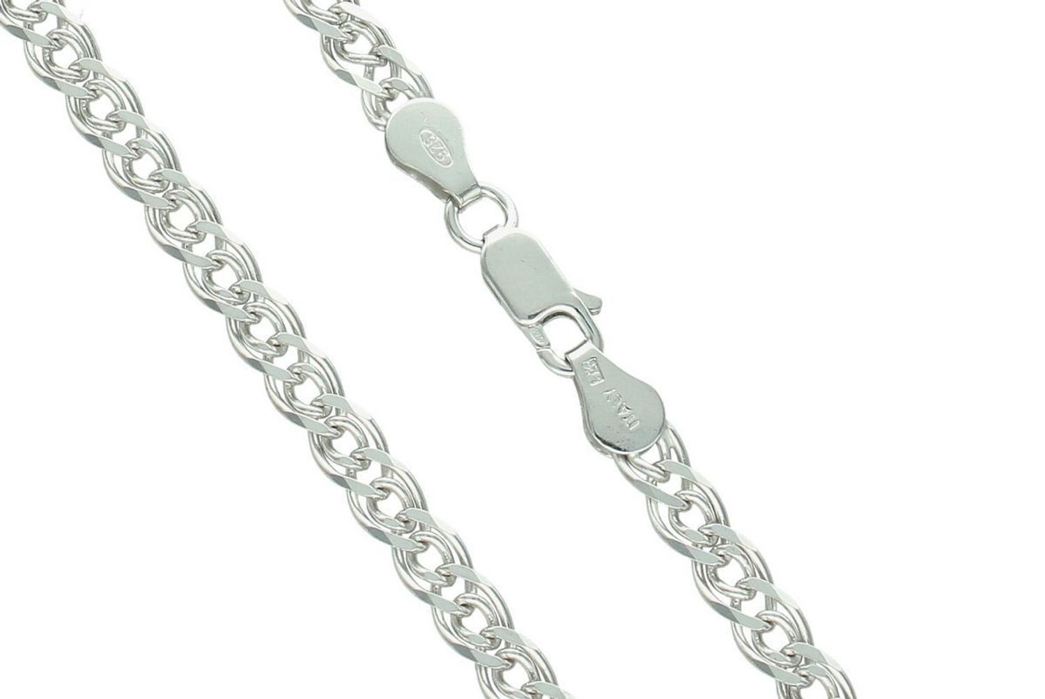 Srebrny łańcuszek męski próby 925 o szerokości 5 mm i długości 55 cm, splot Mona Lisa, waga 14,50 g. Klasyczny, elegancki i trwały dodatek dla mężczyzn.1.jpg